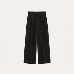 Everlane, THE TROUSER IN BUTTERSOFT, Black, Size 00